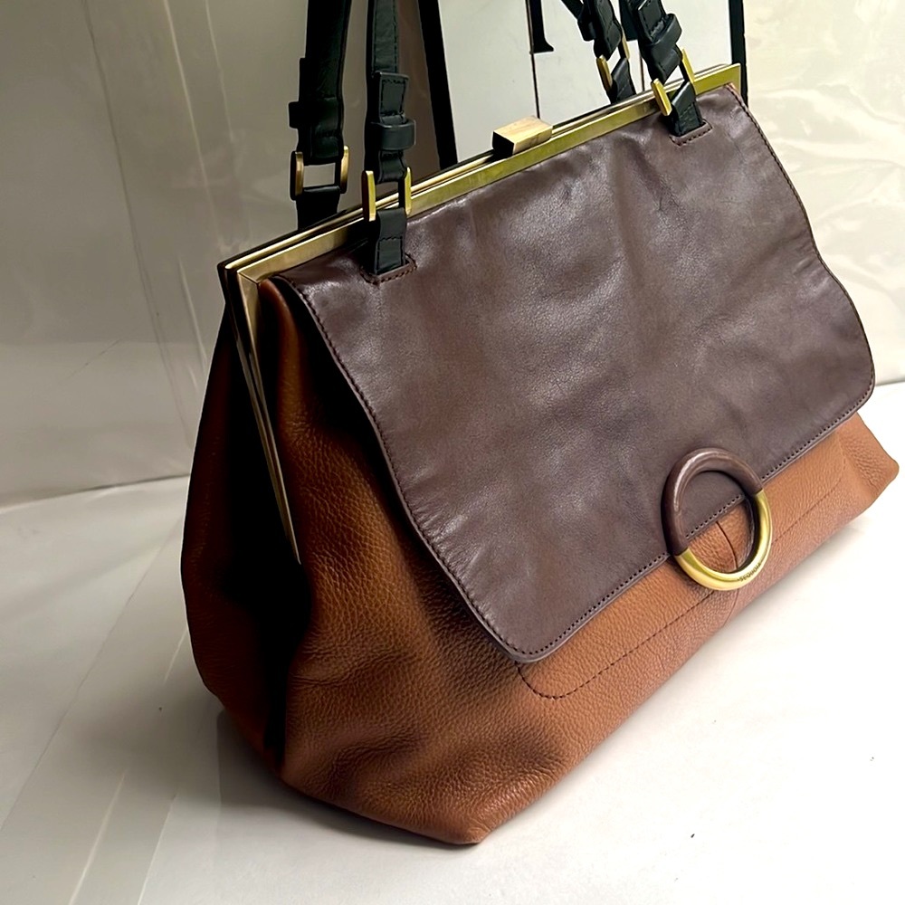 stunning SEQUOIA Paris brown leather bag - Picture 7 of 13